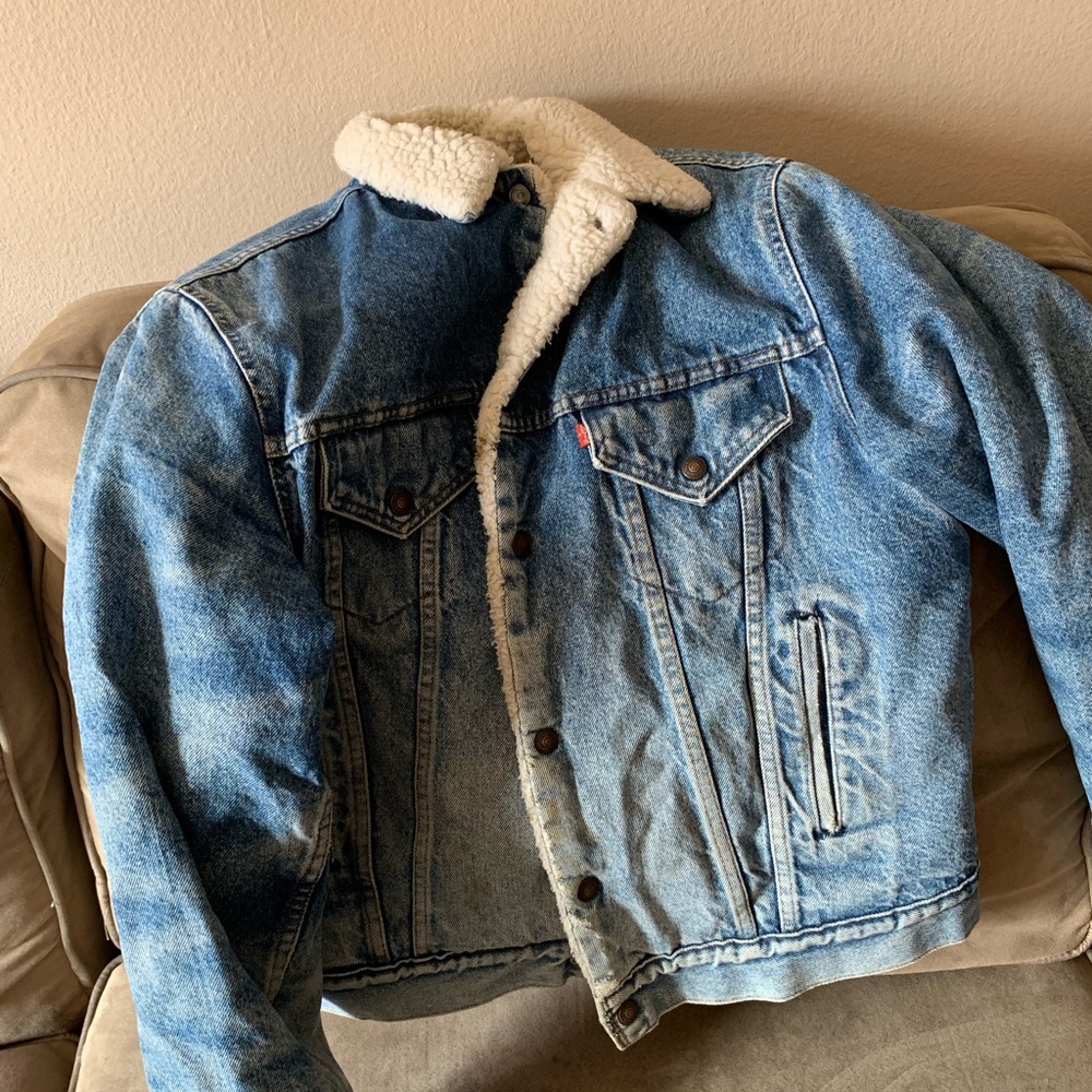 Vintage Levi’s sheep skin lined jacket (1970’s)
